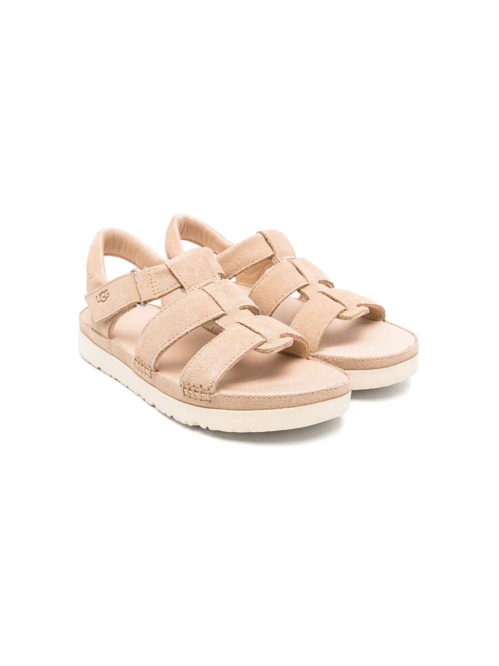 UGG Kids Goldenstar 绒面皮凉鞋 - 中性色