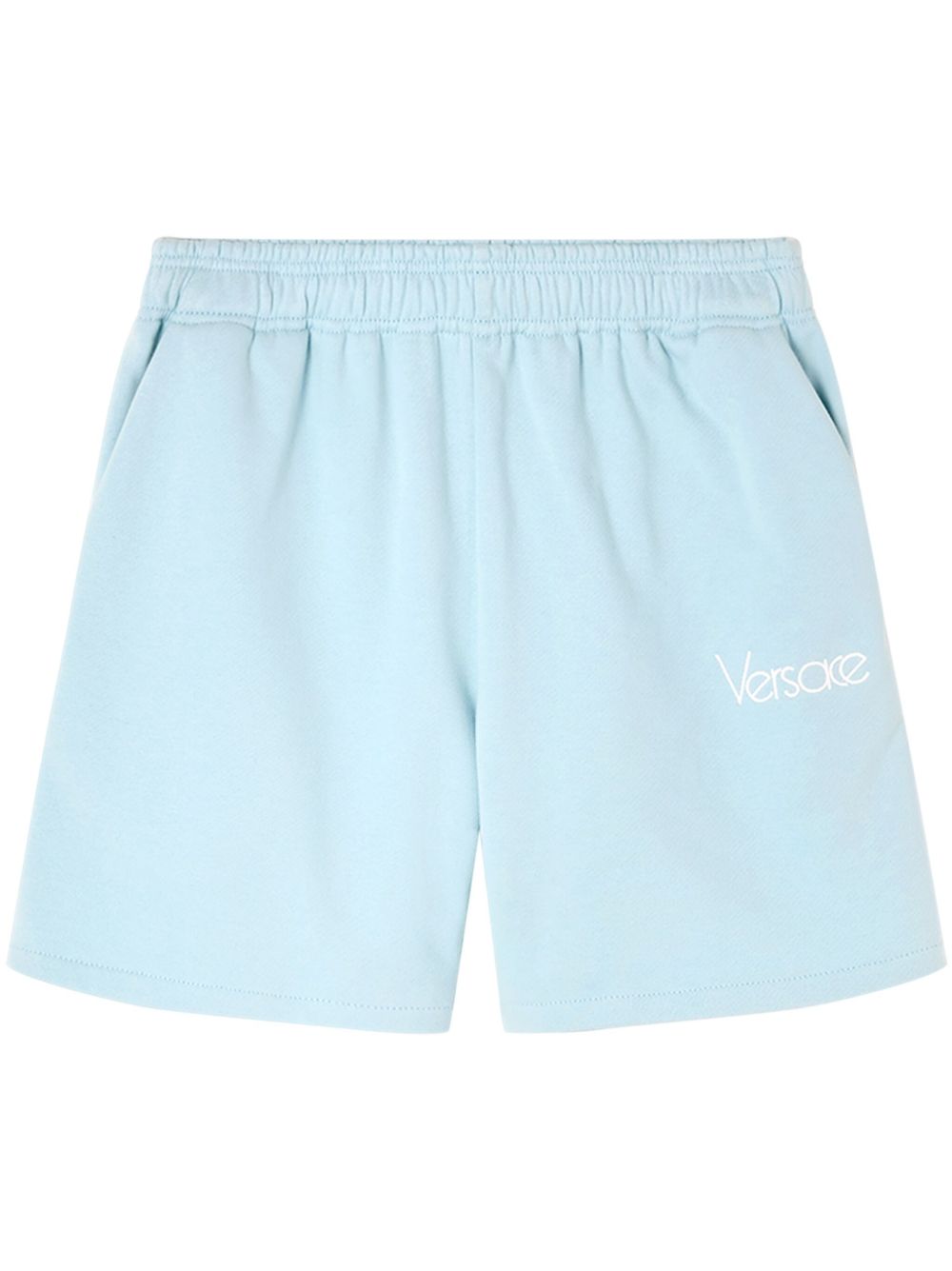 Versace 1979 Re-Edition 刺绣运动短裤 - 蓝色