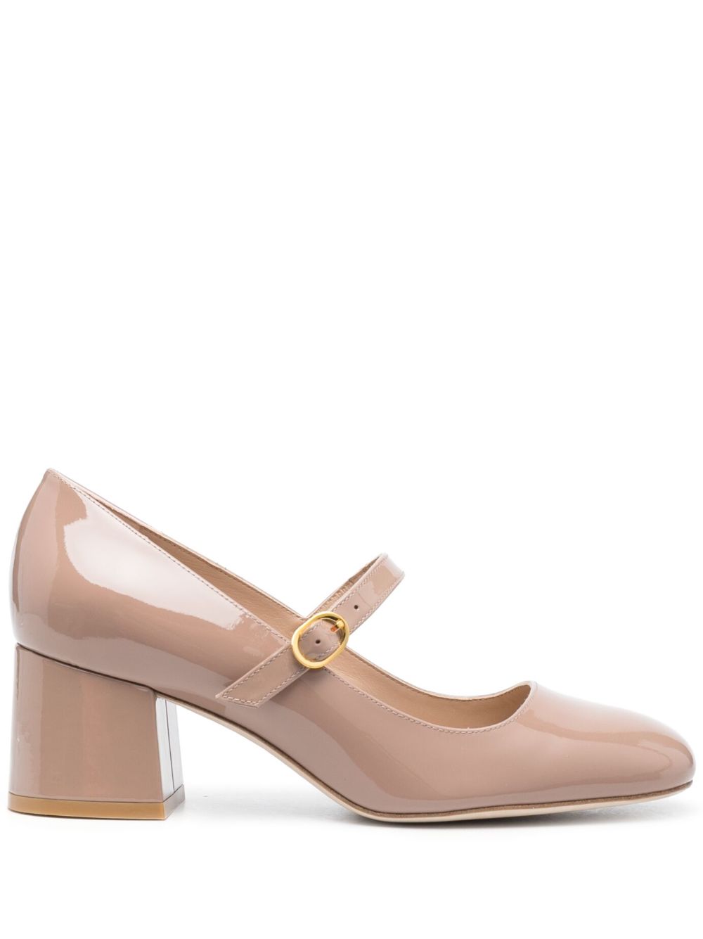 Stuart Weitzman MJ 皮质中跟鞋 - 粉色