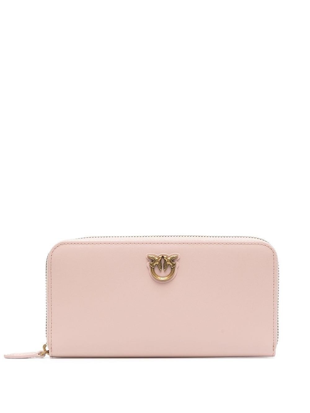PINKO logo标牌钱包 - 粉色