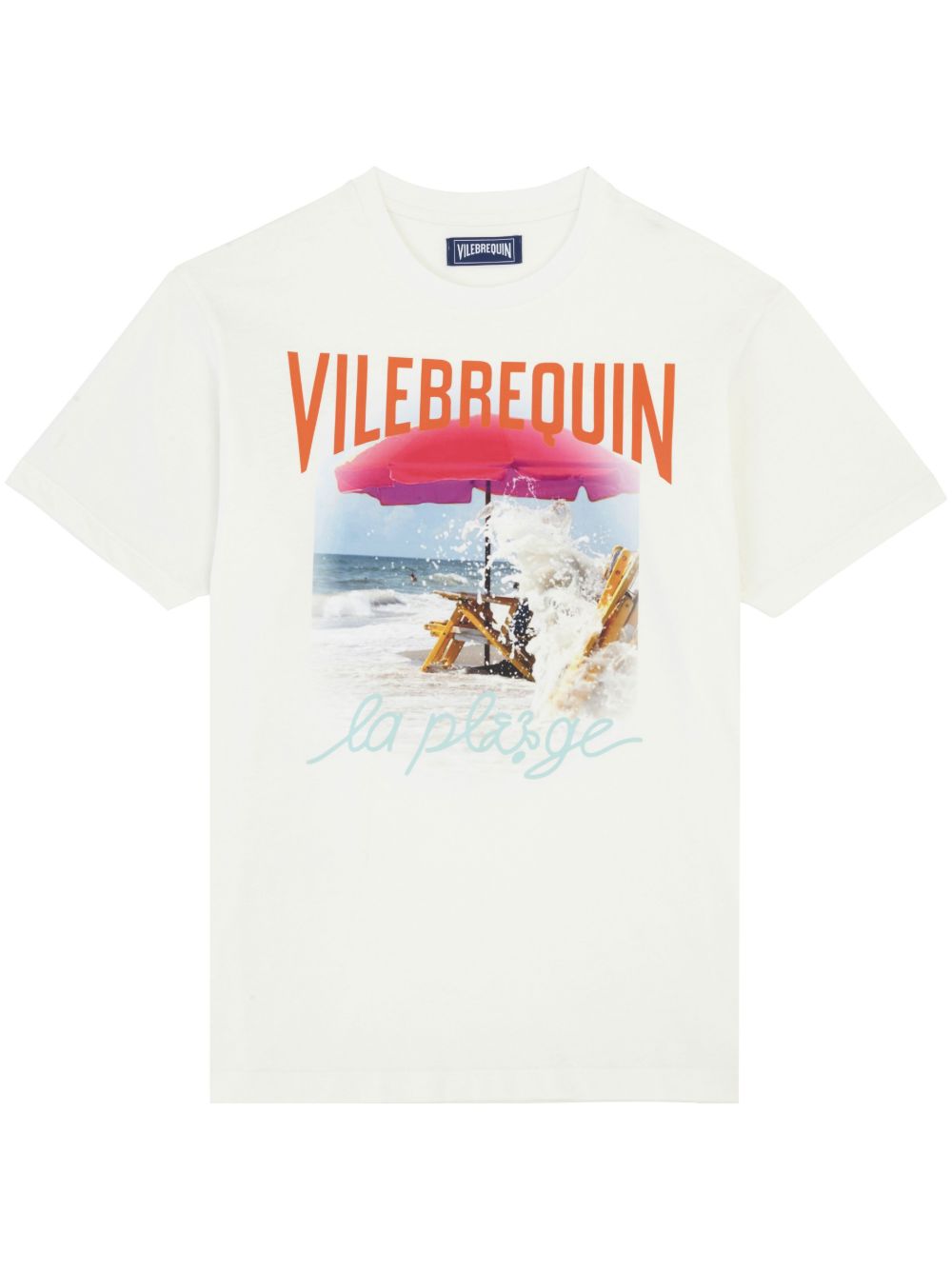 Vilebrequin 图案印花棉T恤 - 白色