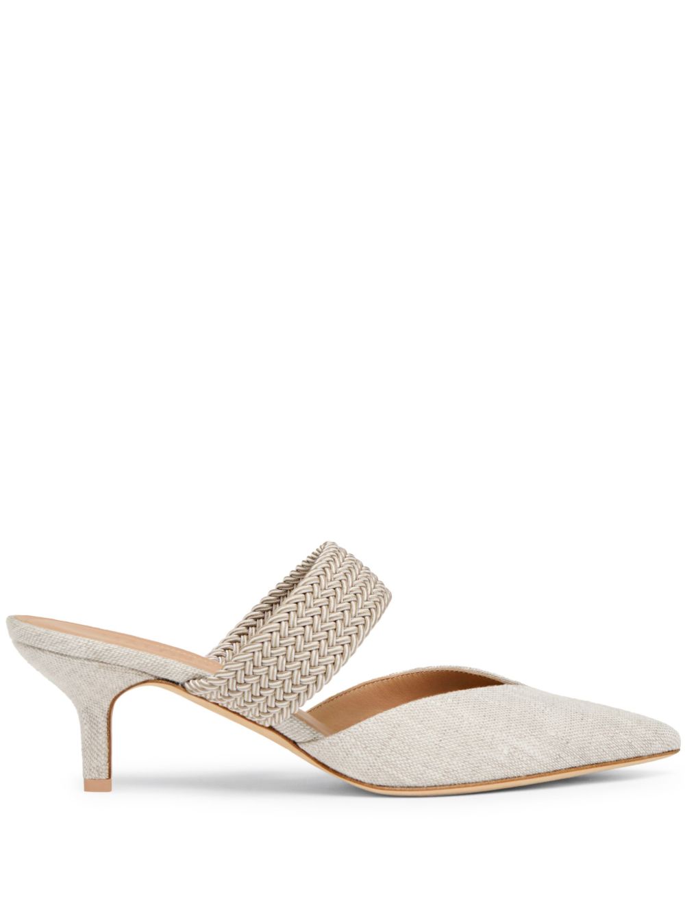 Malone Souliers Maisie 低跟穆勒鞋（4.5厘米） - 中性色
