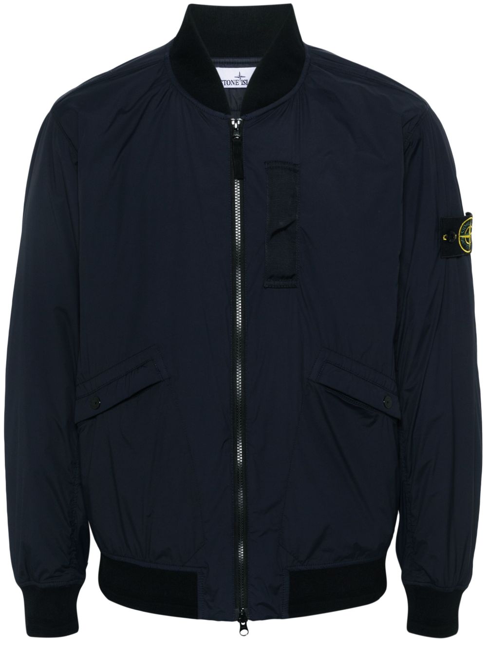 Stone Island 罗盘徽章填充夹克 - 蓝色