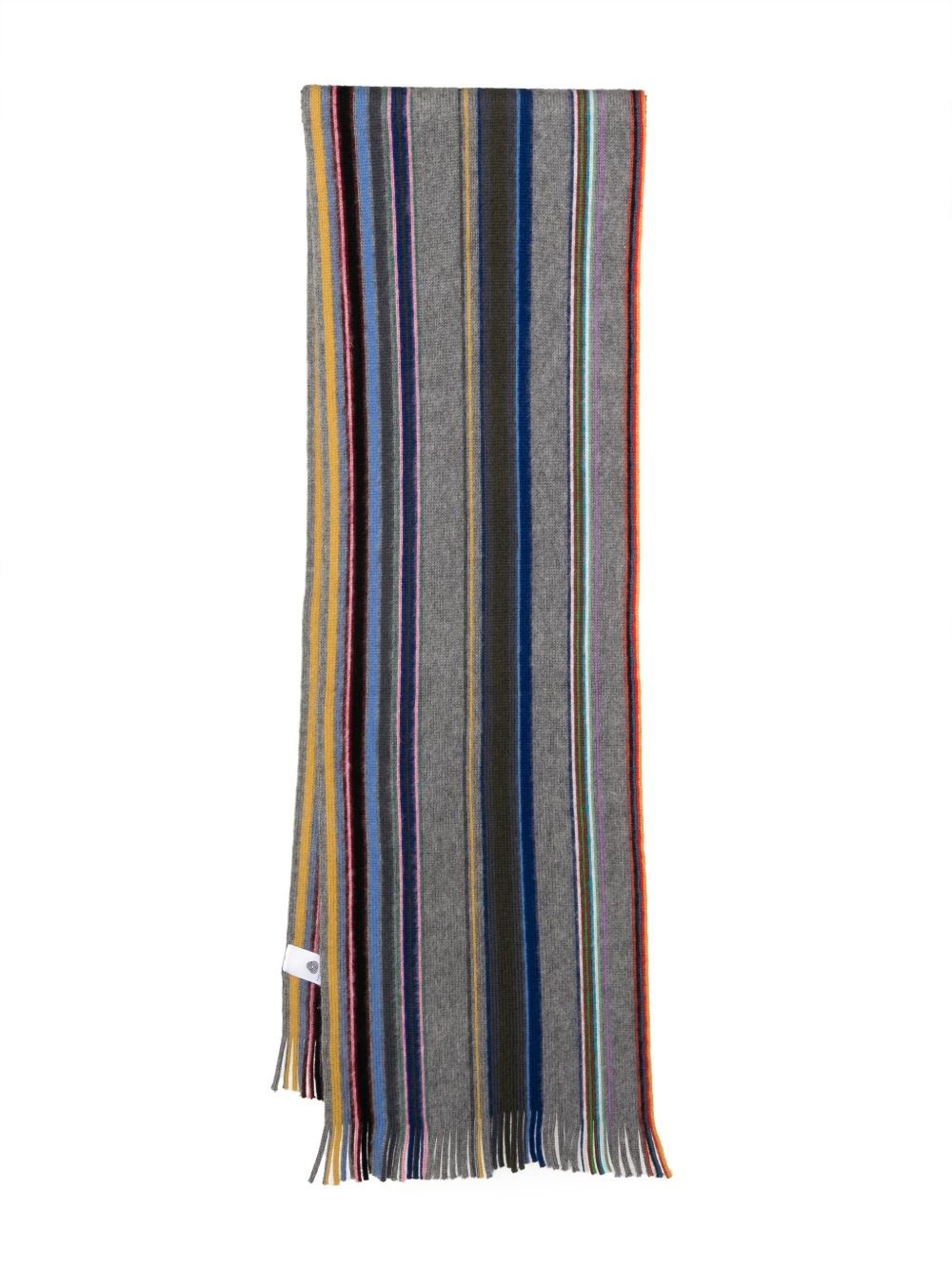 Paul Smith Signature Stripe 围巾 - 灰色