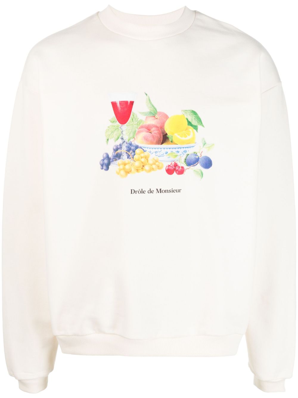 Drôle De Monsieur Vase à Fruits 棉卫衣 - 中性色
