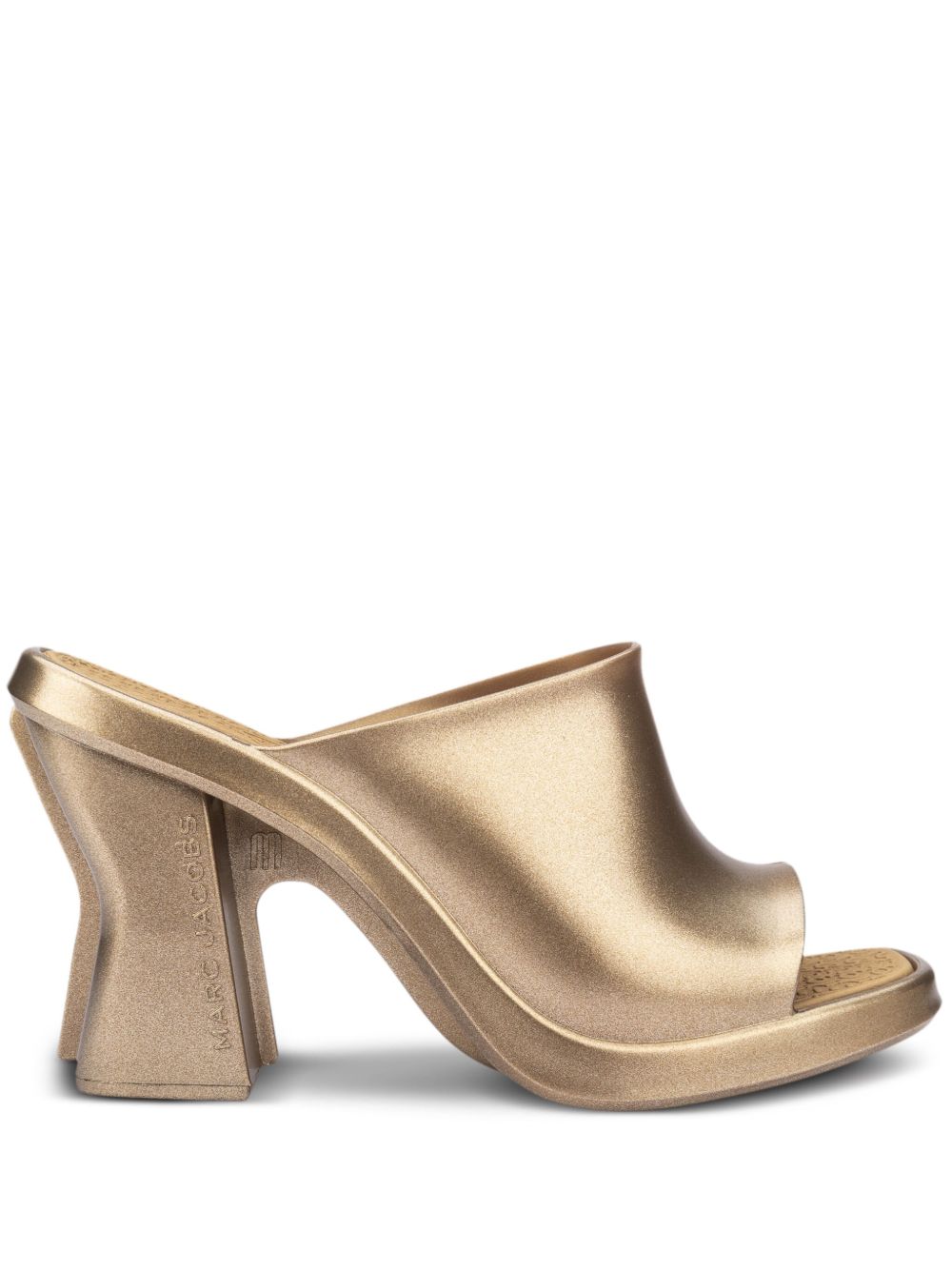 Marc Jacobs x Melissa 高跟穆勒鞋 - 金色
