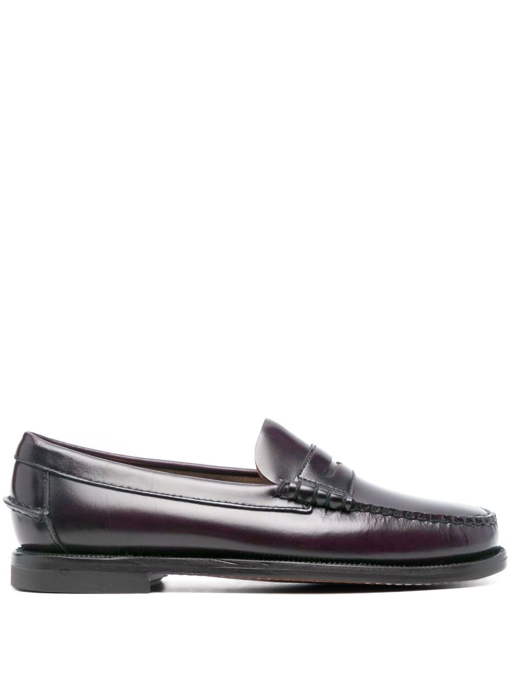 Sebago Classic Dan 皮质乐福鞋 - 褐色