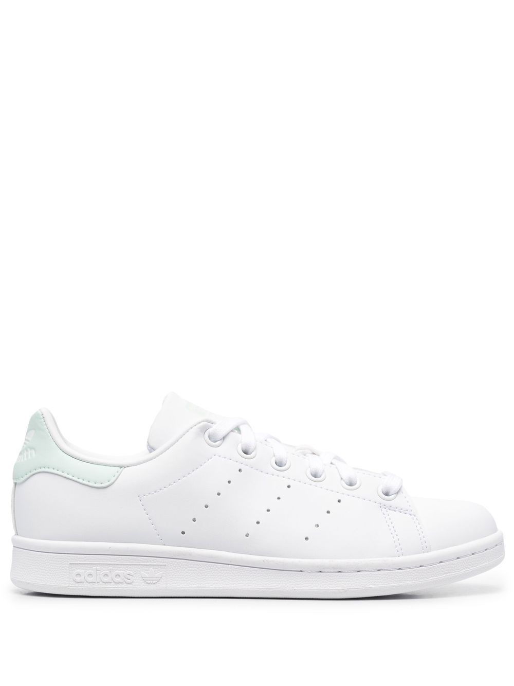 adidas 低帮皮质板鞋 - 白色
