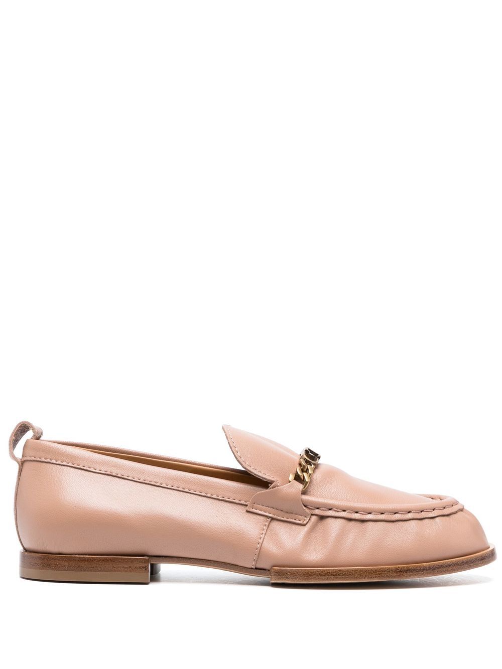 Tod's logo搭链乐福鞋 - 中性色