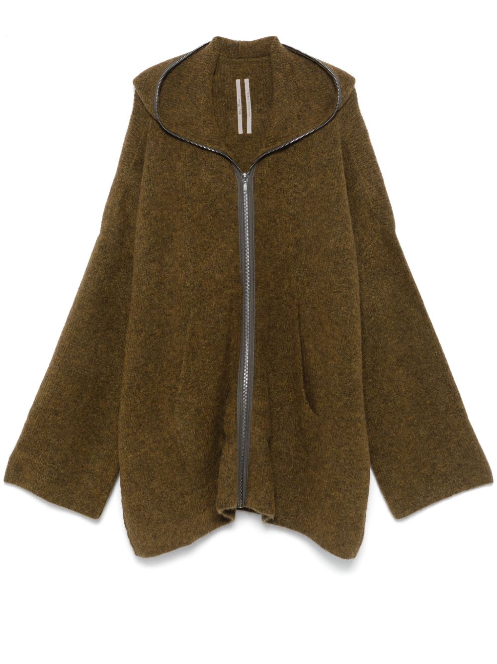 Rick Owens 拉绒开衫 - 褐色