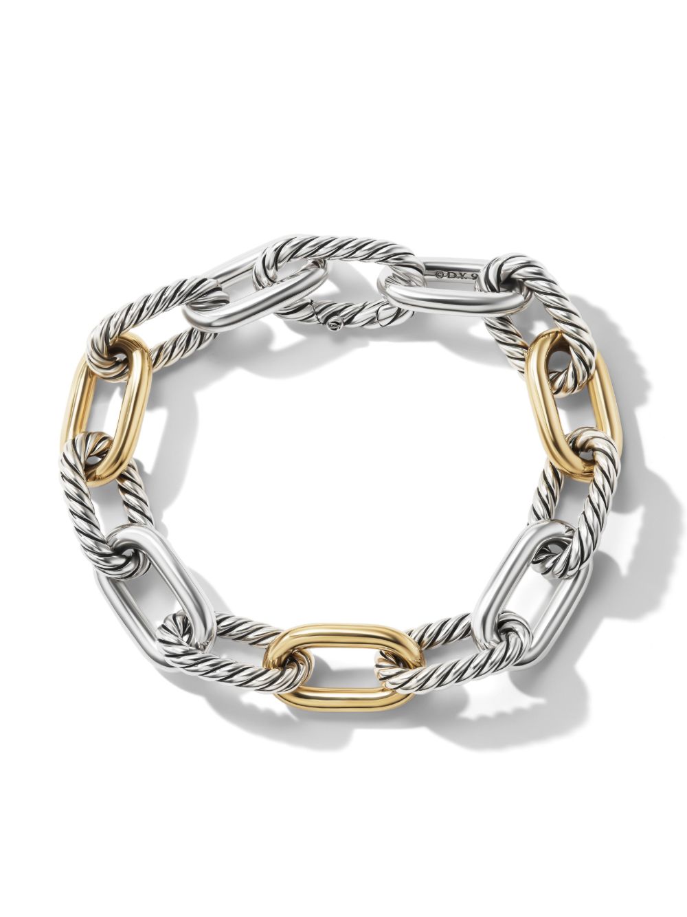 David Yurman 18K黄金纯银 Madison 11 毫米链式手链 - 金色