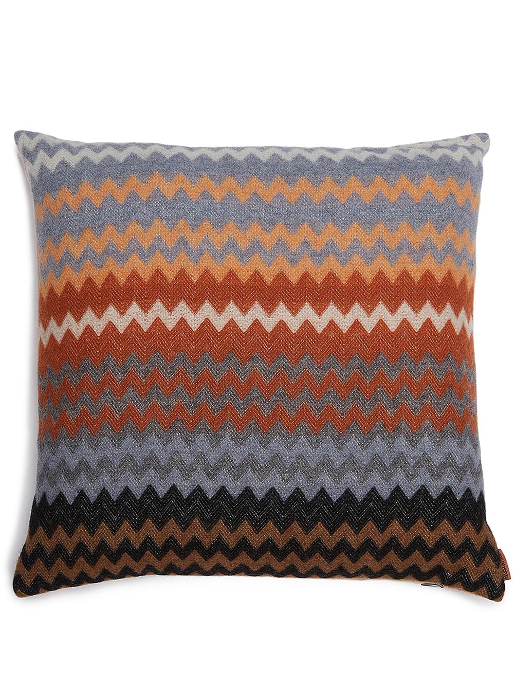 Missoni Home Humbert Z字形图案抱枕 - 黑色