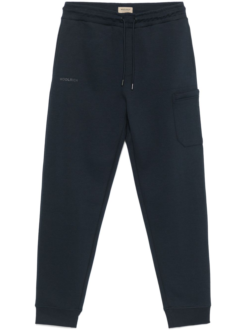 Woolrich logo印花运动裤 - 蓝色