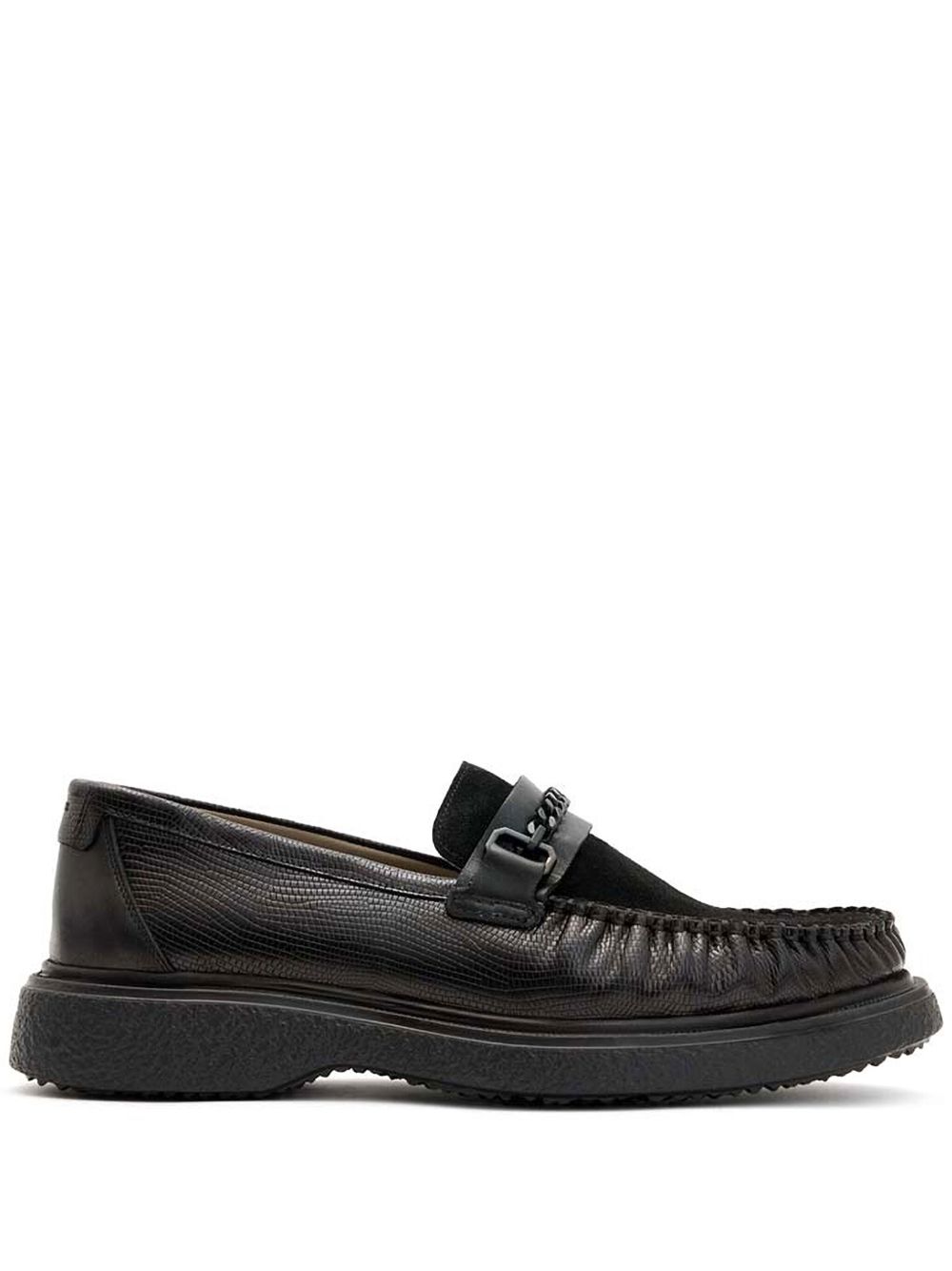 AllSaints Gibbs 乐福鞋 - 黑色