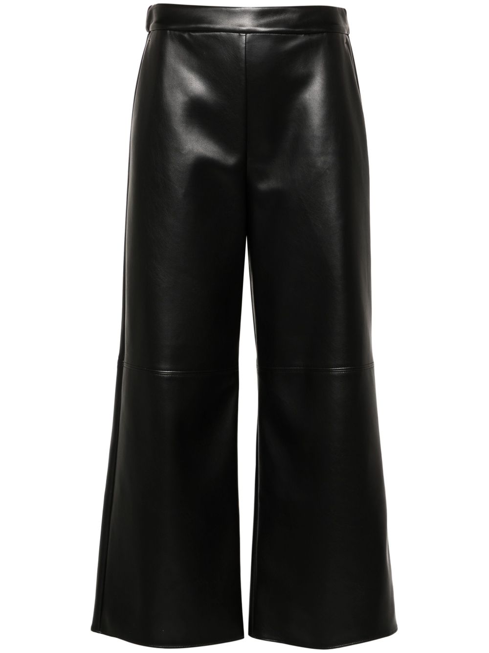 'S Max Mara 纯色直筒裤 - 黑色