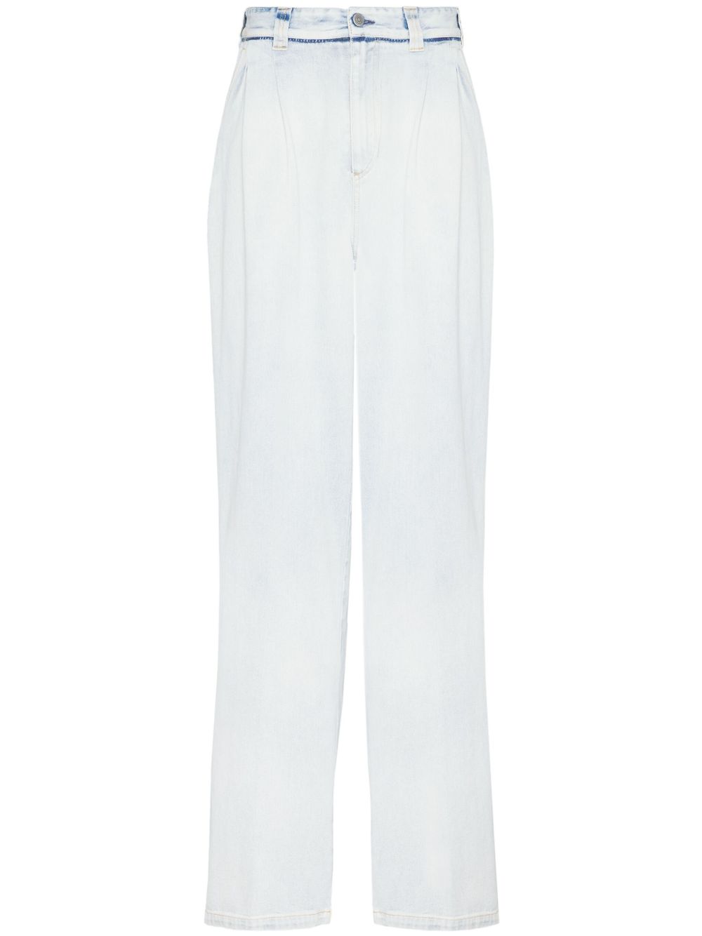 Maison Margiela Memory 阔腿牛仔裤 - 蓝色