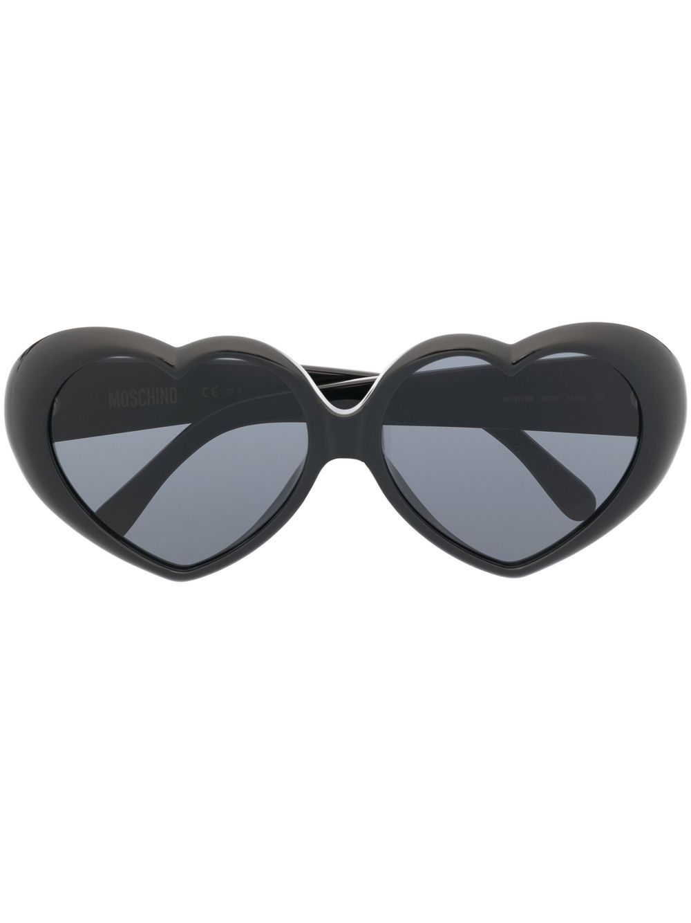 Moschino Eyewear 莫斯奇诺 爱心框太阳眼镜 - 黑色