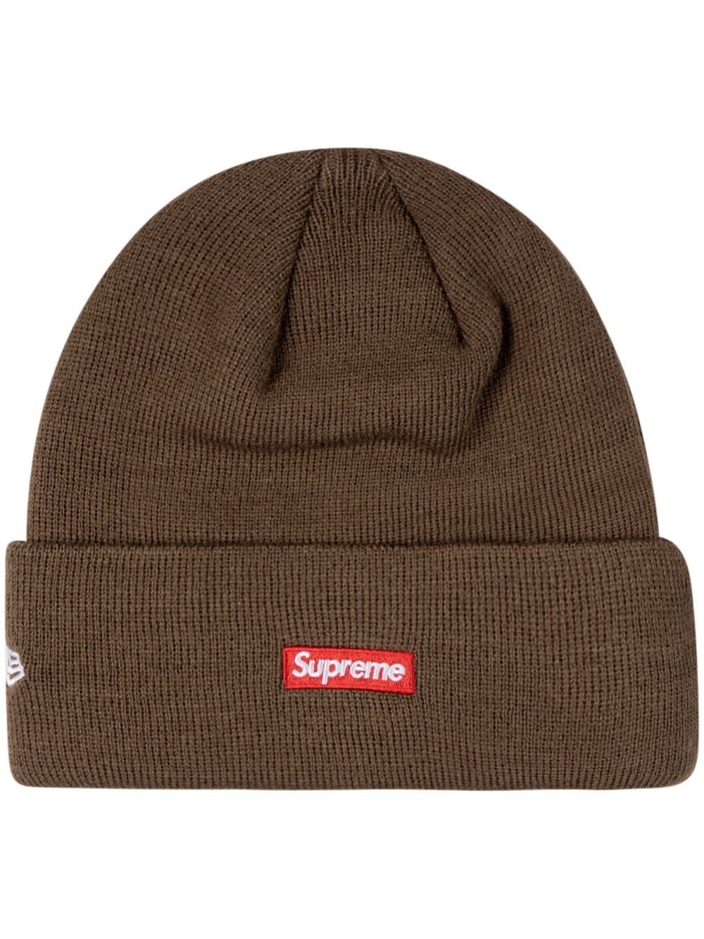 Supreme x New Era S logo套头帽 - 褐色