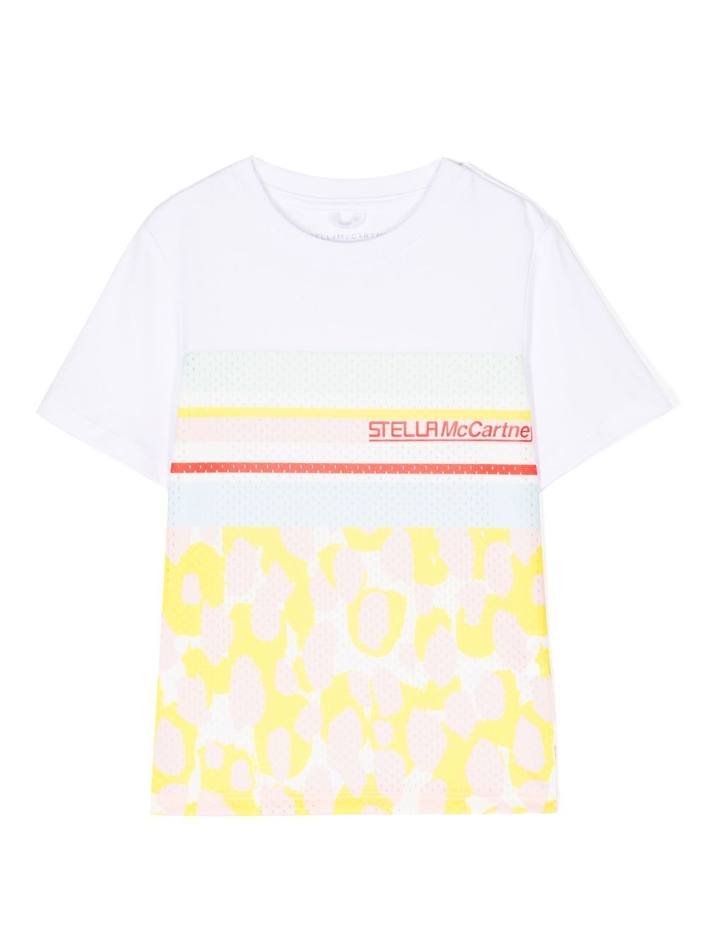 Stella McCartney Kids 图案印花运动T恤 - 彩色