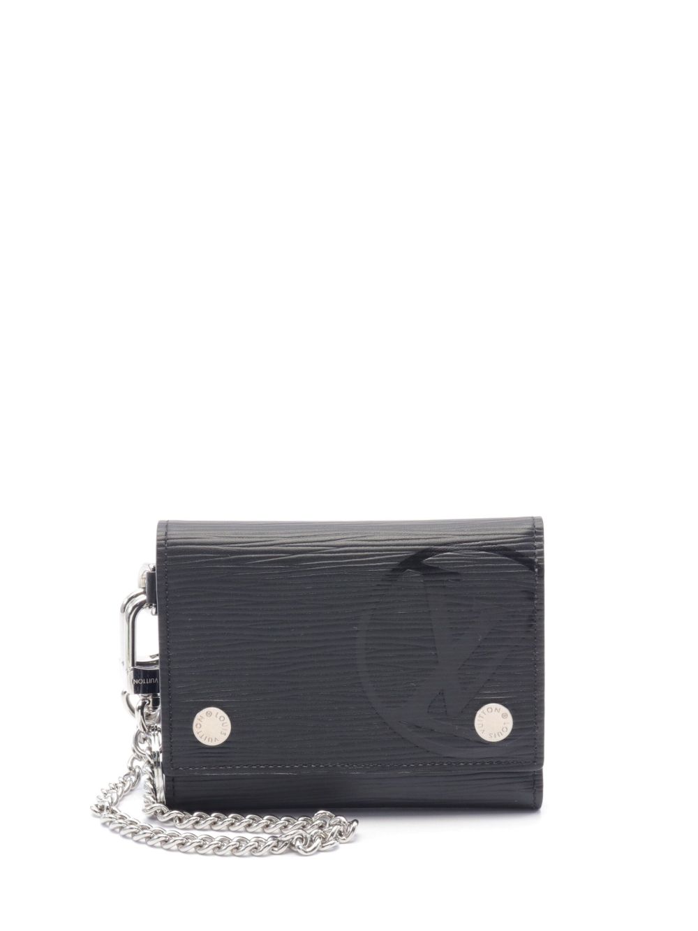 Louis Vuitton Pre-Owned 皮质钱包（2017年典藏款） - 黑色