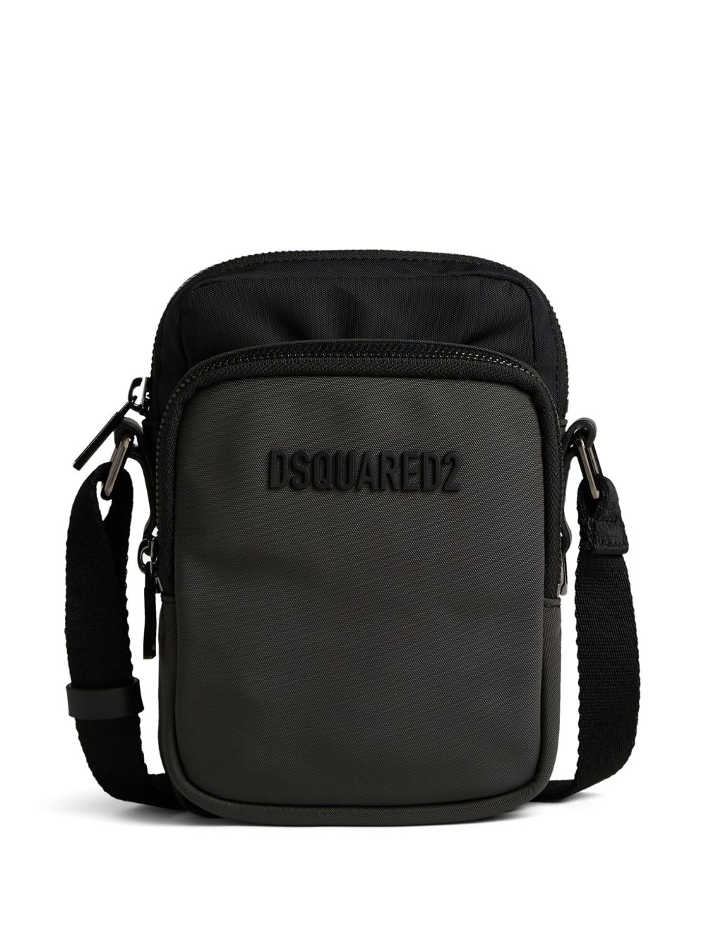 DSQUARED2 Urban logo斜挎包 - 黑色