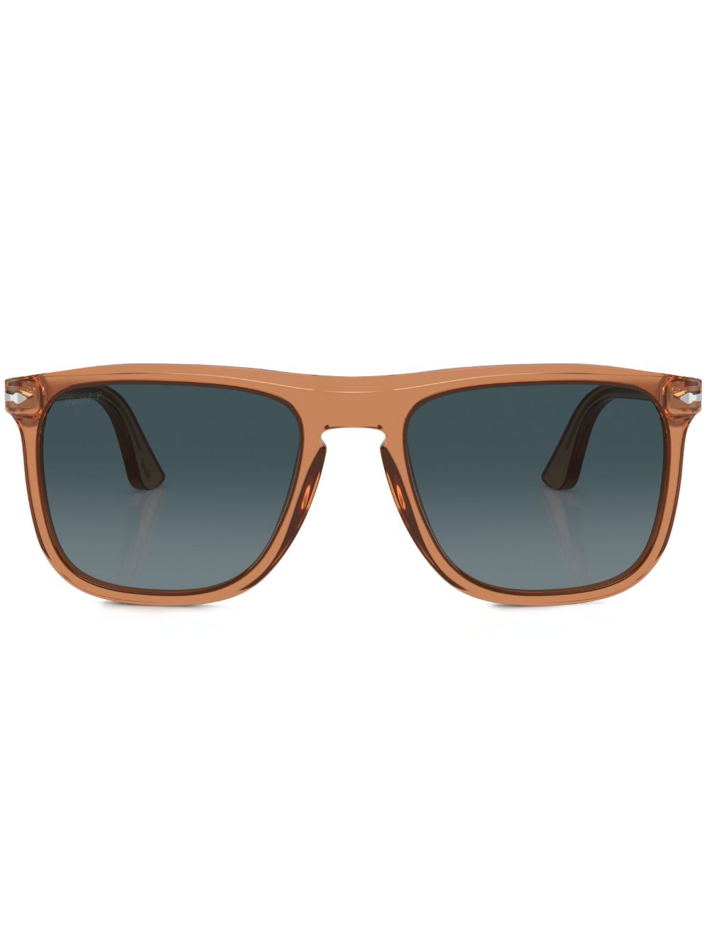 Persol 方框太阳眼镜 - 褐色
