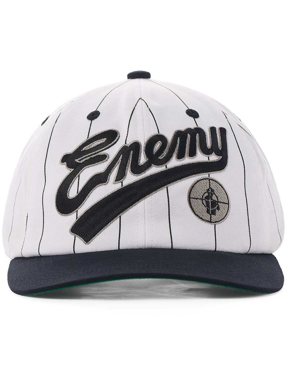 SAINT MXXXXXX x Public Enemy logo贴花棒球帽 - 白色