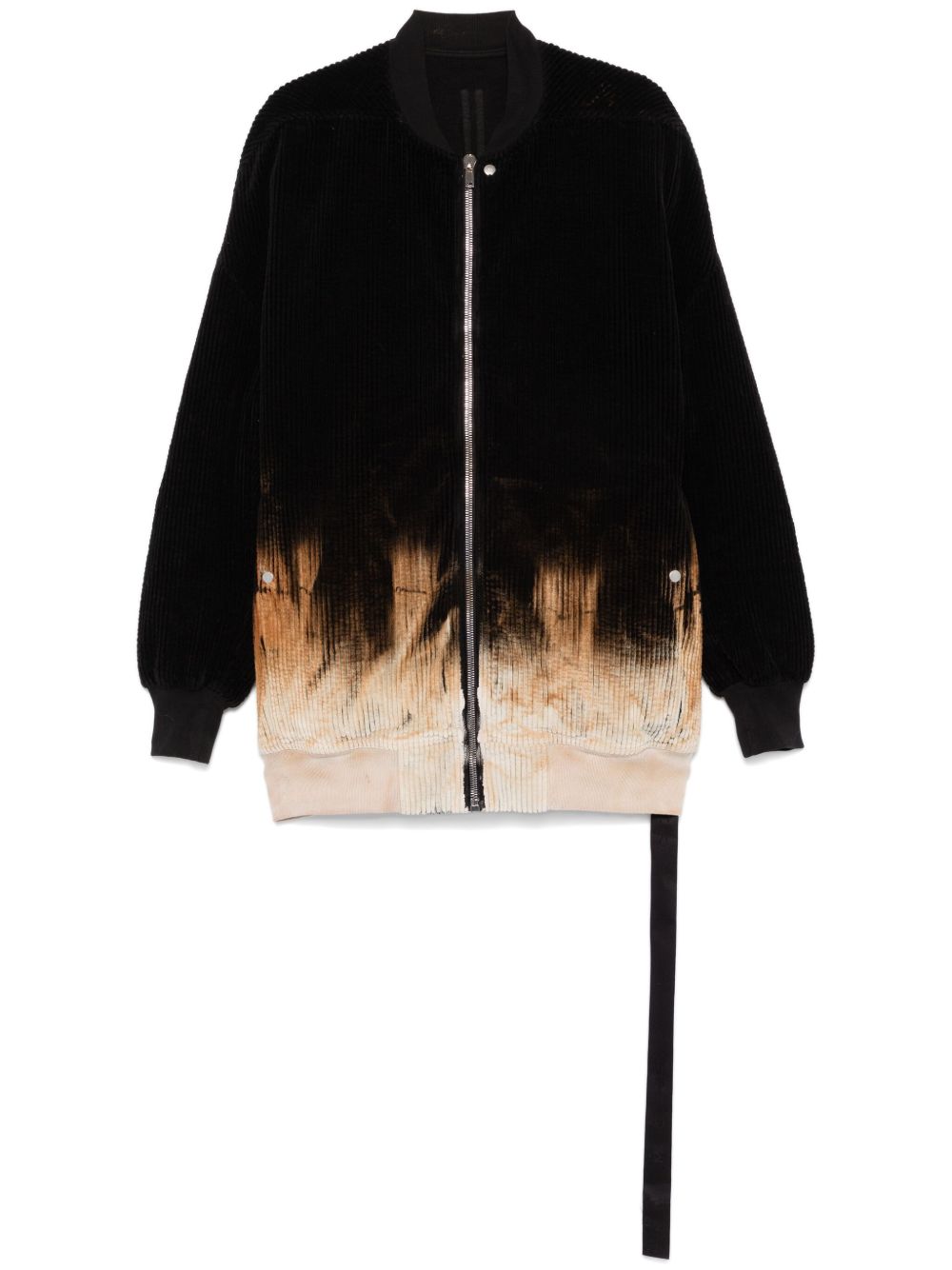 Rick Owens Jumbo Flight 夹克 - 黑色