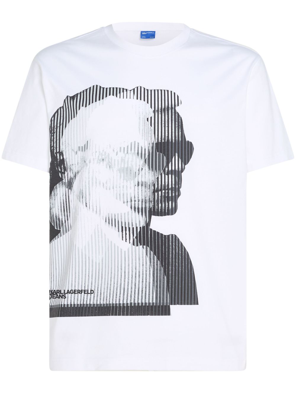 Karl Lagerfeld Jeans Karl 印花T恤 - 白色