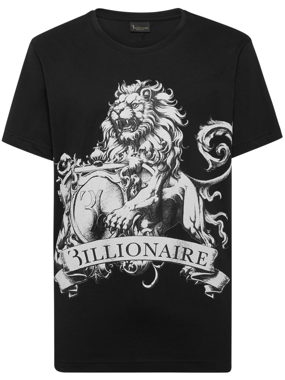 Billionaire SS logo印花棉T恤 - 黑色