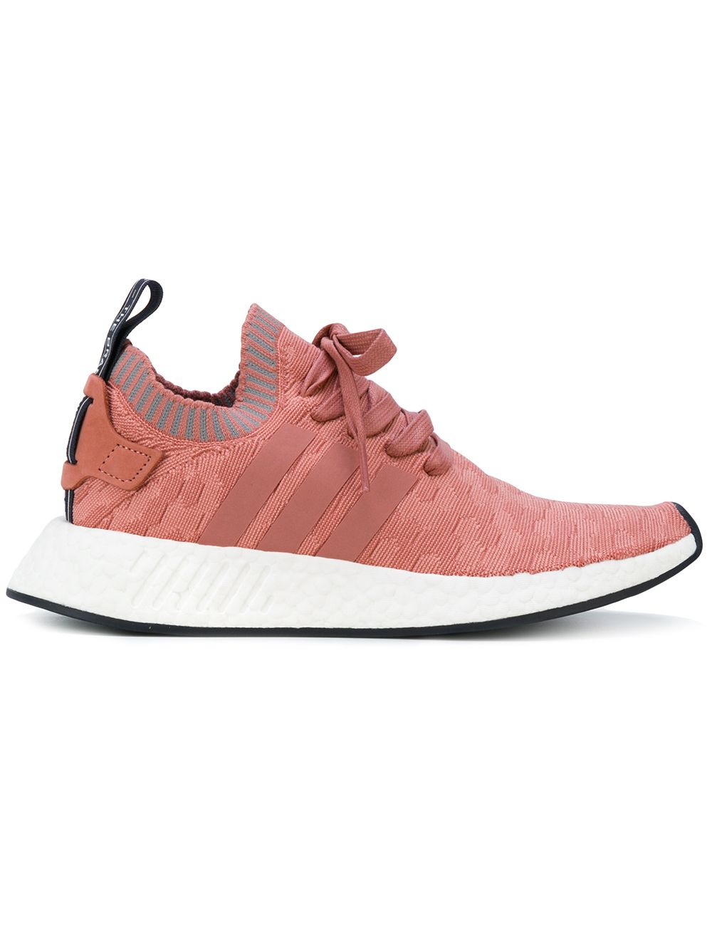 adidas NMD_R2 Primeknit运动鞋 - 粉色