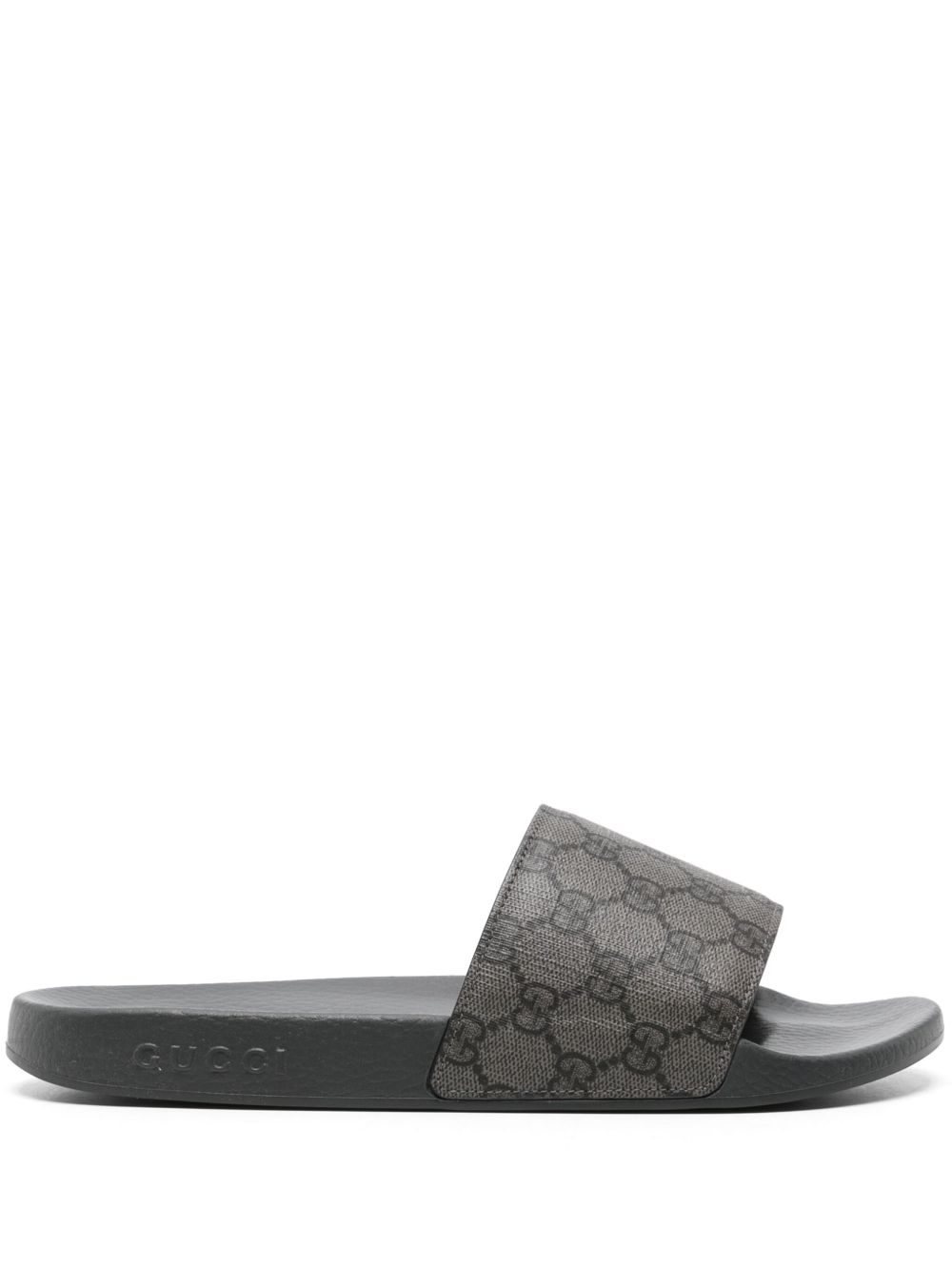 Gucci GG Supreme 拖鞋 - 灰色