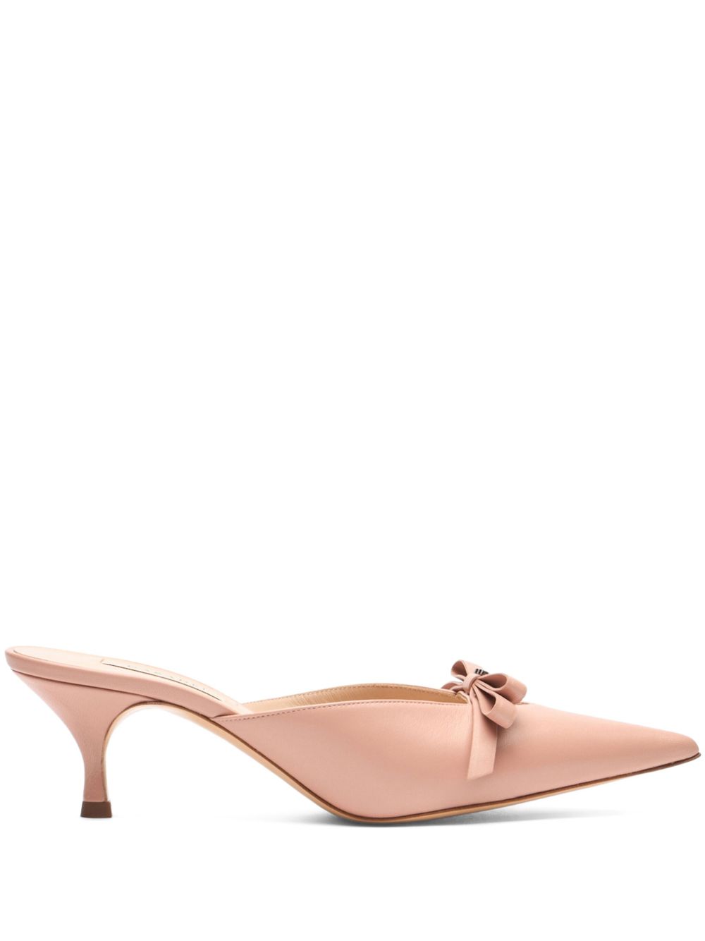 Casadei Juliet 低跟穆勒鞋（5厘米） - 粉色