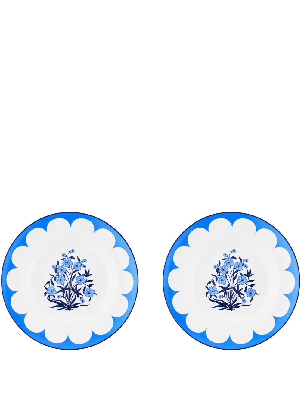 AQUAZZURA CASA Jaipur 两件装点心盘 - 蓝色