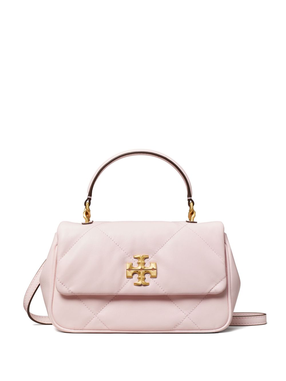 Tory Burch Kira 菱纹绗缝手提包 - 粉色