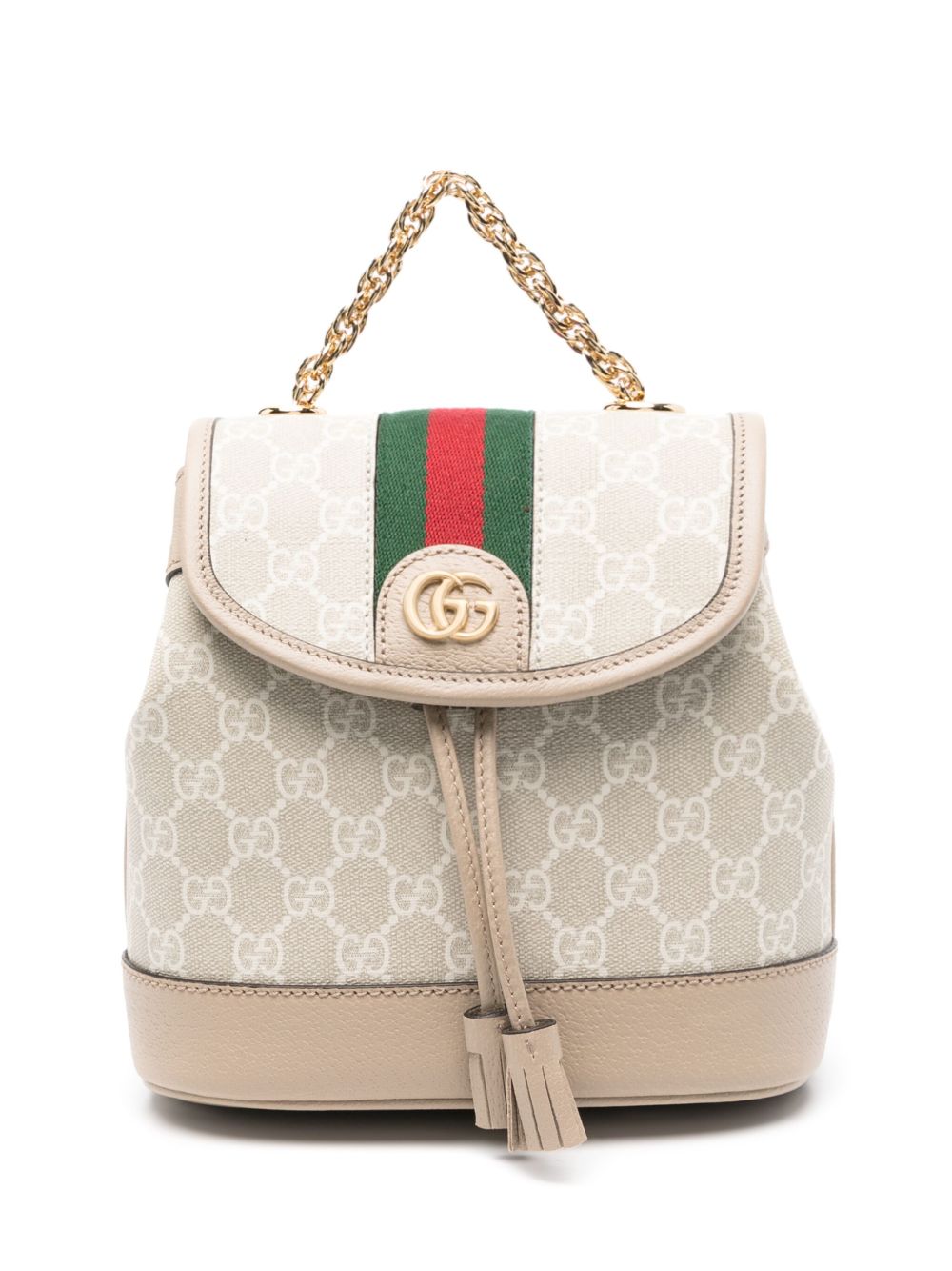 Gucci Ophidia 迷你双肩包 - 中性色