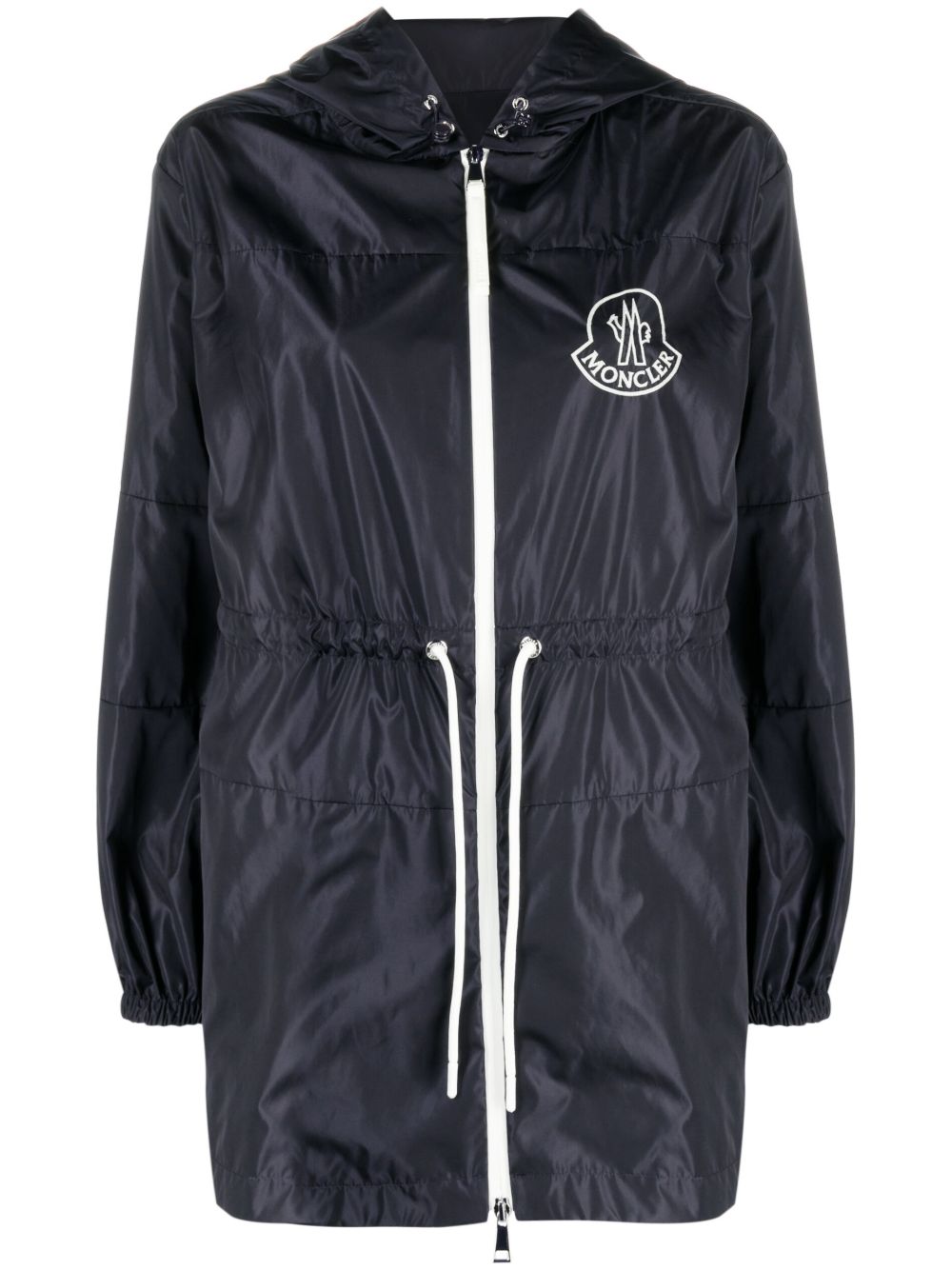 Moncler Veirade 连帽派克大衣 - 蓝色