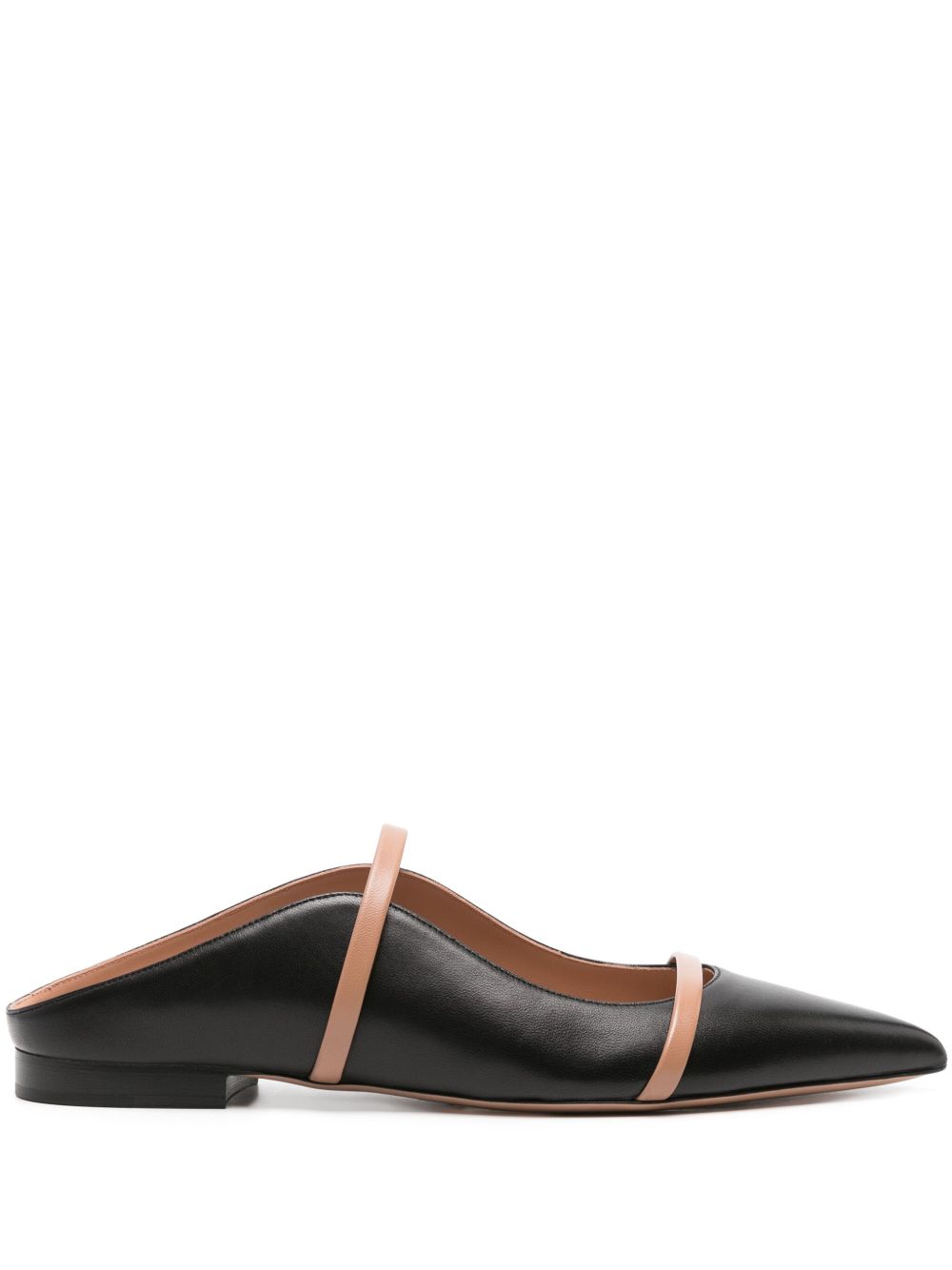 Malone Souliers Maureen 皮质穆勒鞋 - 黑色