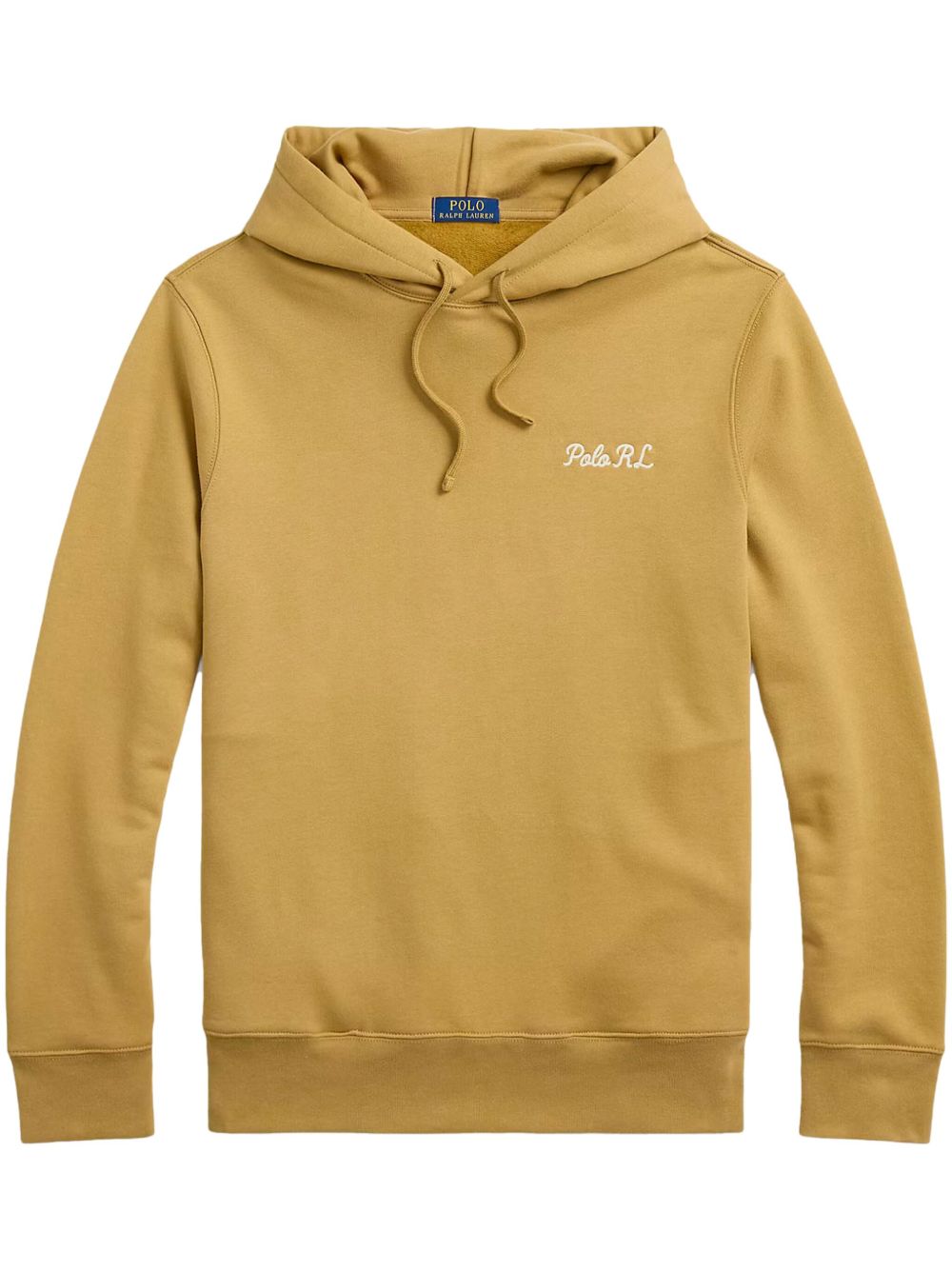 Polo Ralph Lauren logo-embroidered hoodie - 黄色