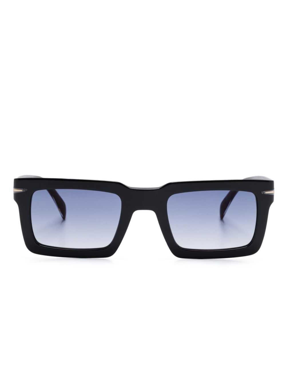 Eyewear by David Beckham 方框太阳眼镜 - 黑色
