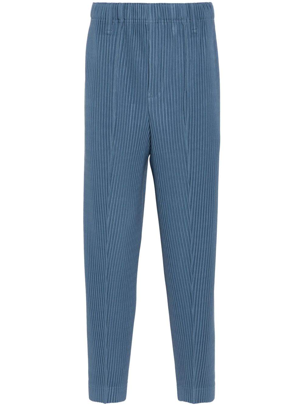 Homme Plissé Issey Miyake Compleat 褶饰长裤 - 蓝色