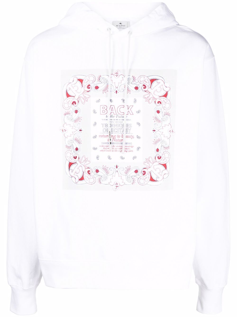 ETRO Back To The Future 棉连帽衫 - 白色