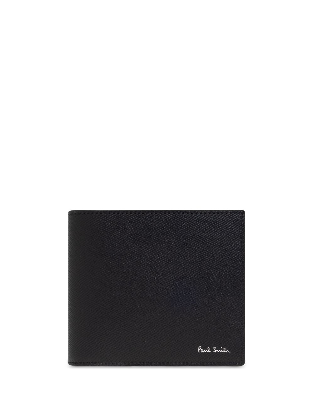 Paul Smith logo标记皮质钱包 - 黑色