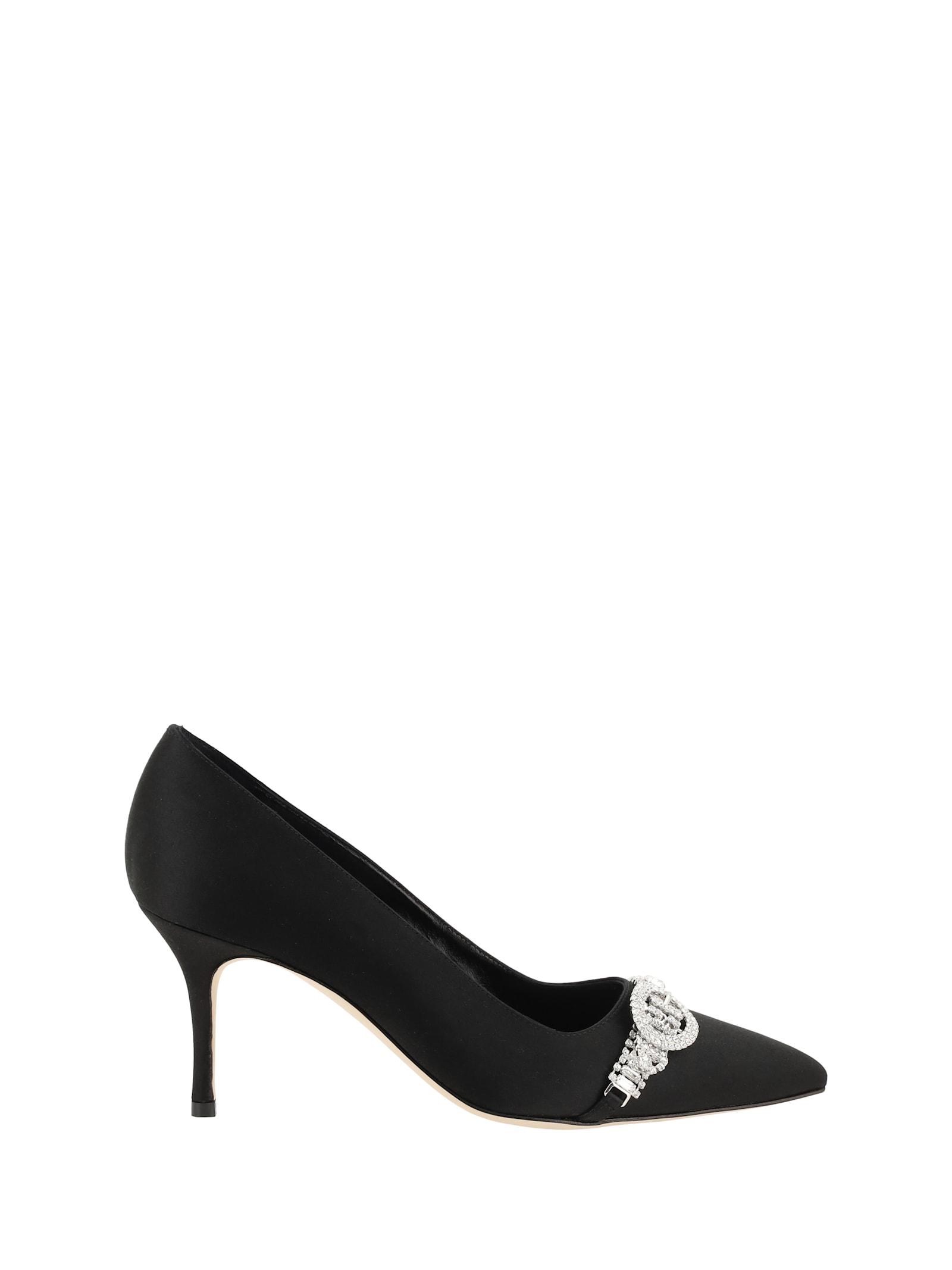 Manolo Blahnik Asapump Satin Pumps
