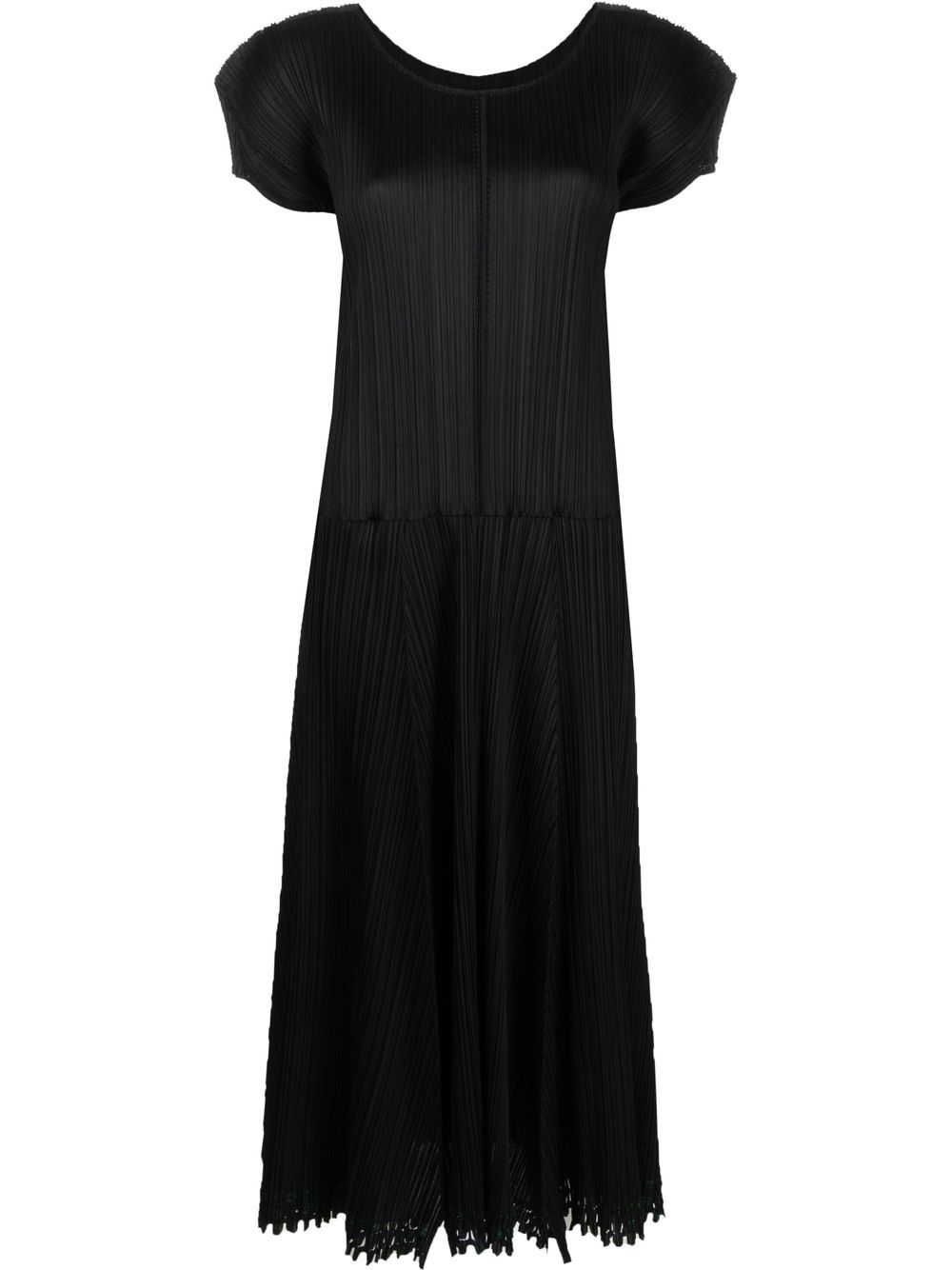 Issey Miyake Pre-Owned Pleats Please A字形连衣裙（2000年代典藏款） - 黑色