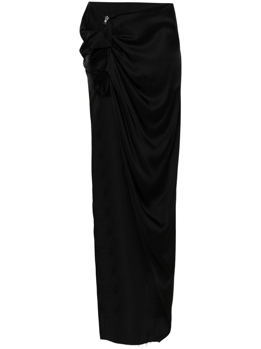 Rick Owens Edfu 半身裙 - 黑色