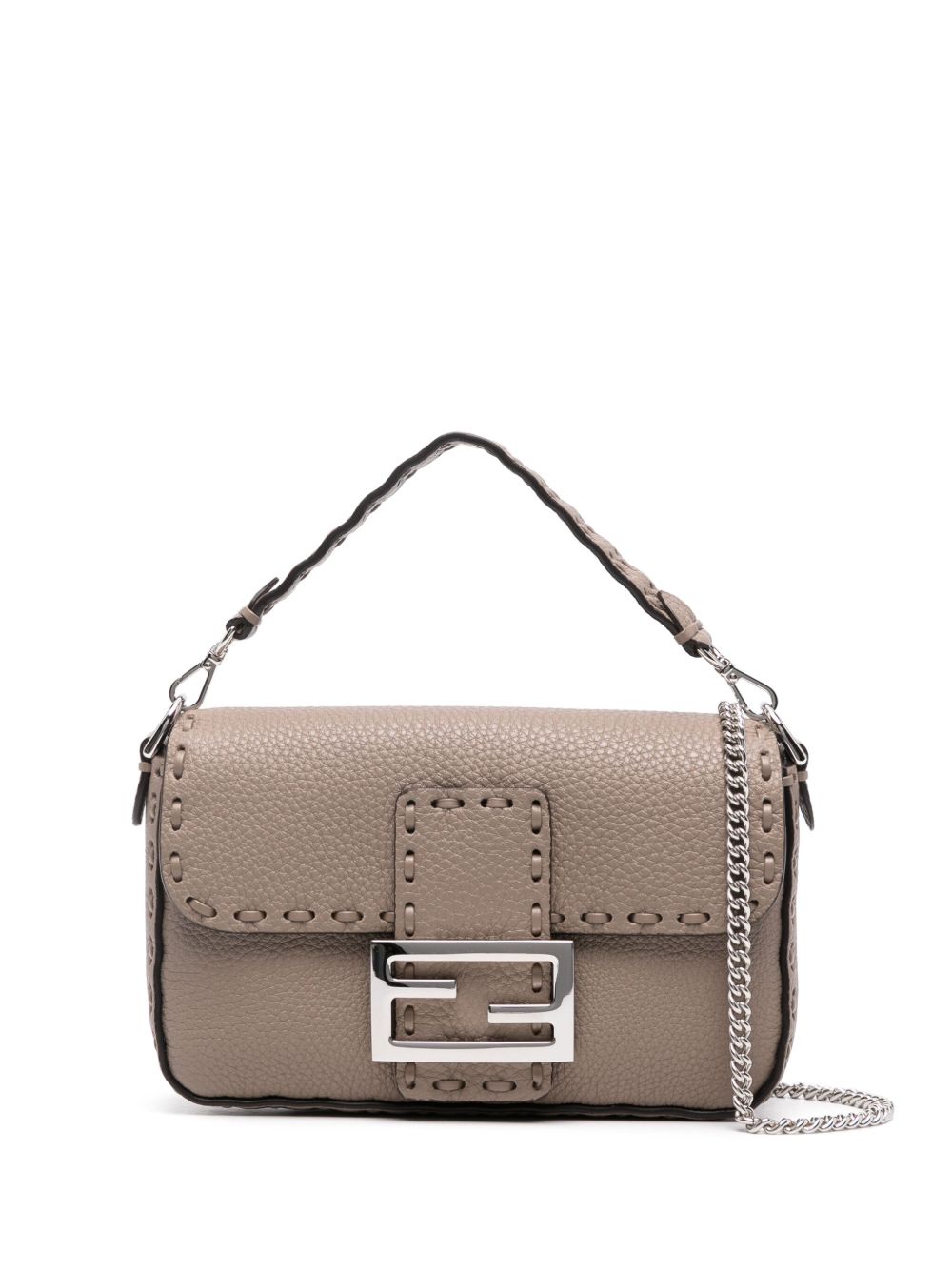 FENDI 迷你斜挎包 - 褐色