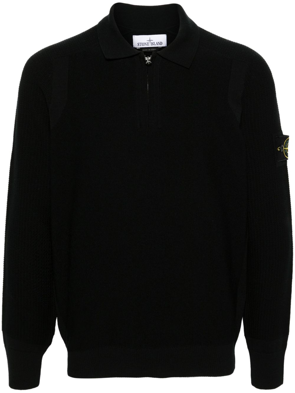 Stone Island 罗盘徽章毛衣 - 黑色