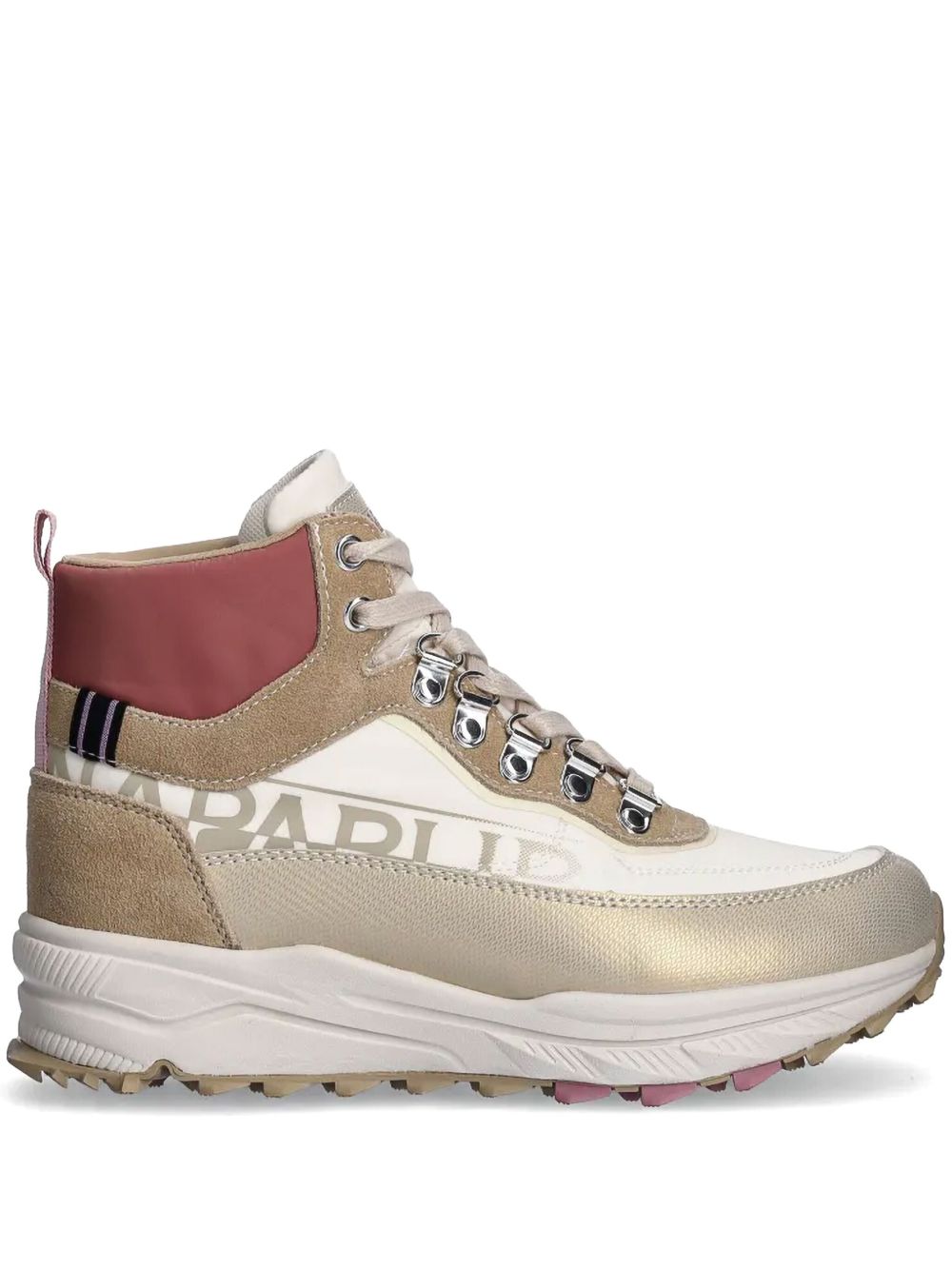 Napapijri logo-print boots - 中性色