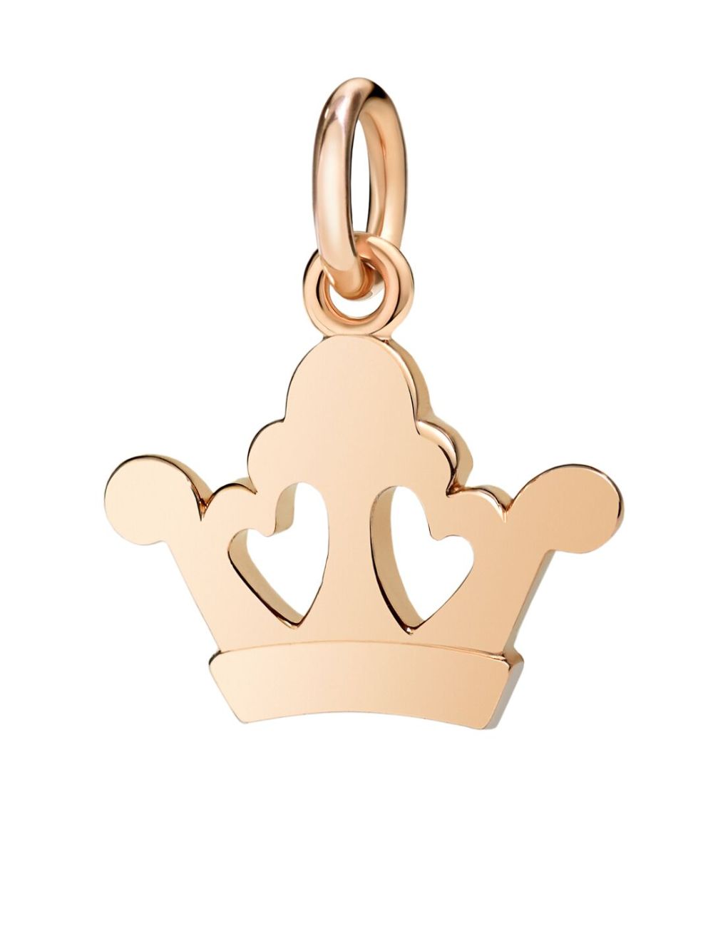 Dodo 9K玫瑰金 Crown 吊坠 - 金色